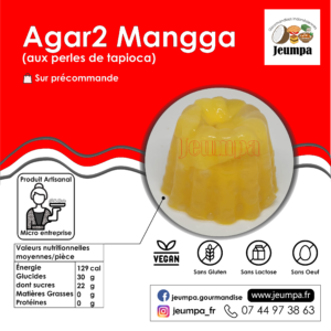Agar-Agar Mangga et perles de tapioca